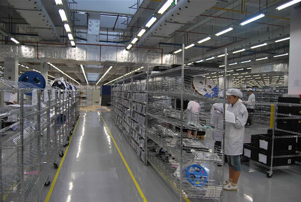 防靜電貨架在通訊設備存儲中的應用價值